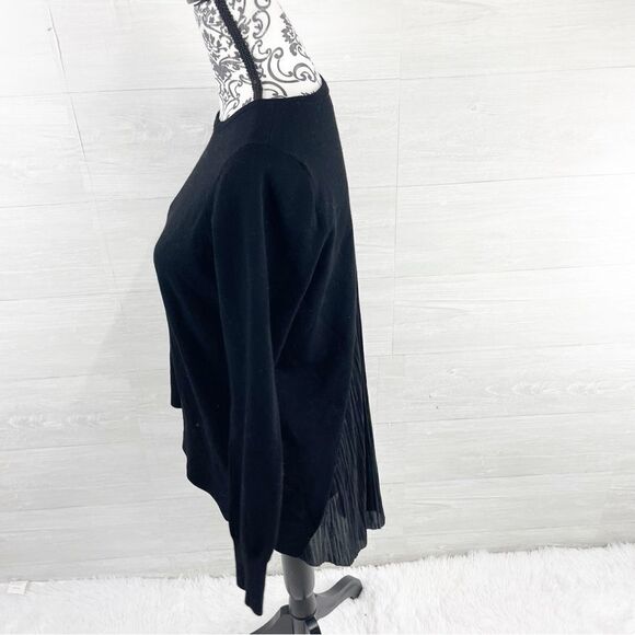 Karen Millen Chiffon Open Back High Low Sweater - Picture 8 of 10